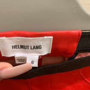 Helmut Lang lambskin pants